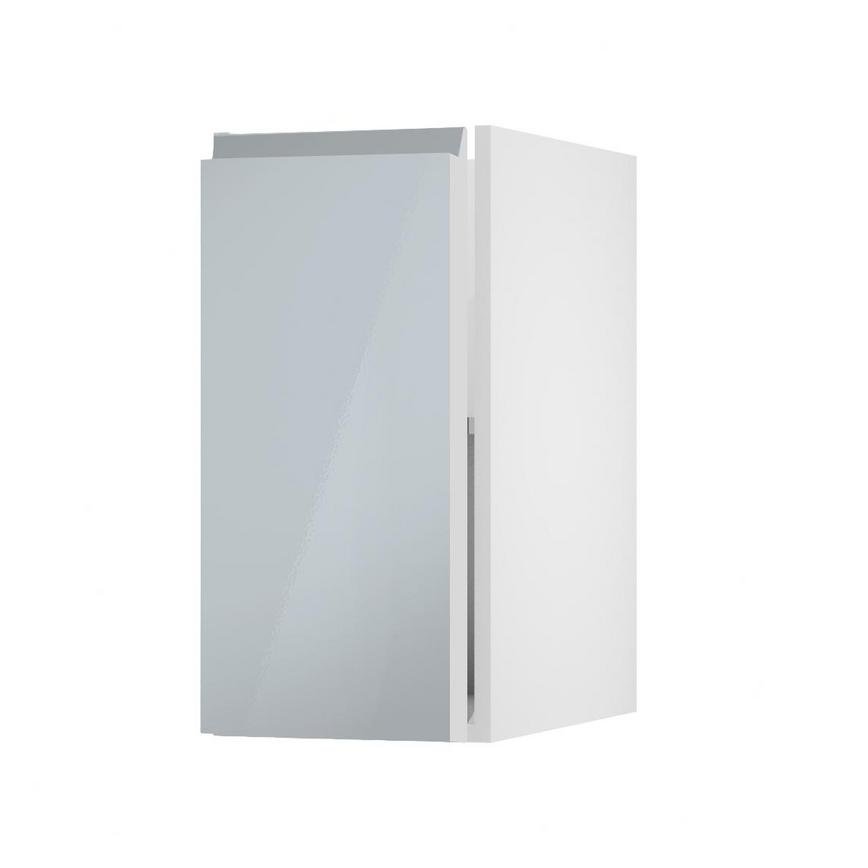 Clerkenwell Gloss Mist 720mm x 350mm Full Height Kitchen Door Angled Open