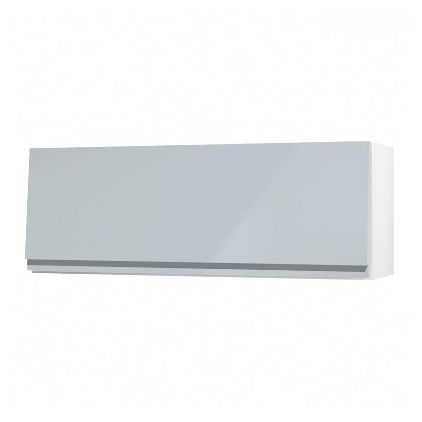 Clerkenwell Gloss Mist 360mm x 1000mm Half Height Kitchen Door or Drawer Angled Open