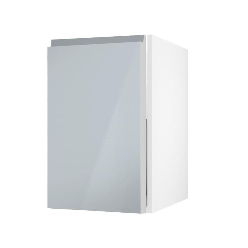 Clerkenwell Gloss Mist 720mm x 450mm Full Height Kitchen Door Angled Open