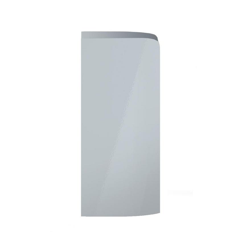 Clerkenwell Gloss Mist 720mm x 310mm Full Height Curved Kitchen Door Angled Open
