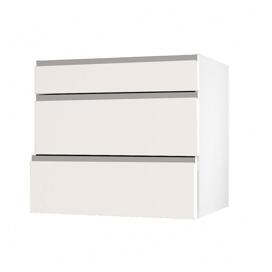 Clerkenwell Super Matt Porcelain 275mm x 800mm Pan Kitchen Drawer Angled Open Unit