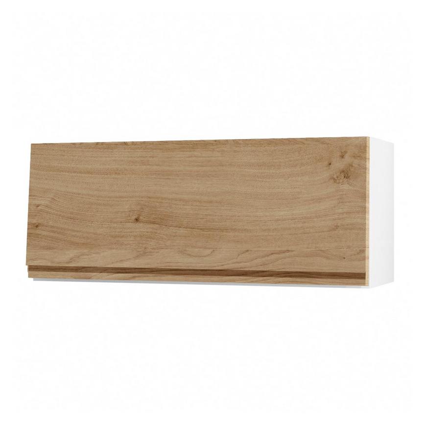 Clerkenwell Matt Natural Oak 360mm x 900mm Half Height Kitchen Door or Drawer Angled Open