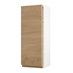 Clerkenwell Matt Natural Oak 900mm x 350mm Tall Kitchen Door Angled Open