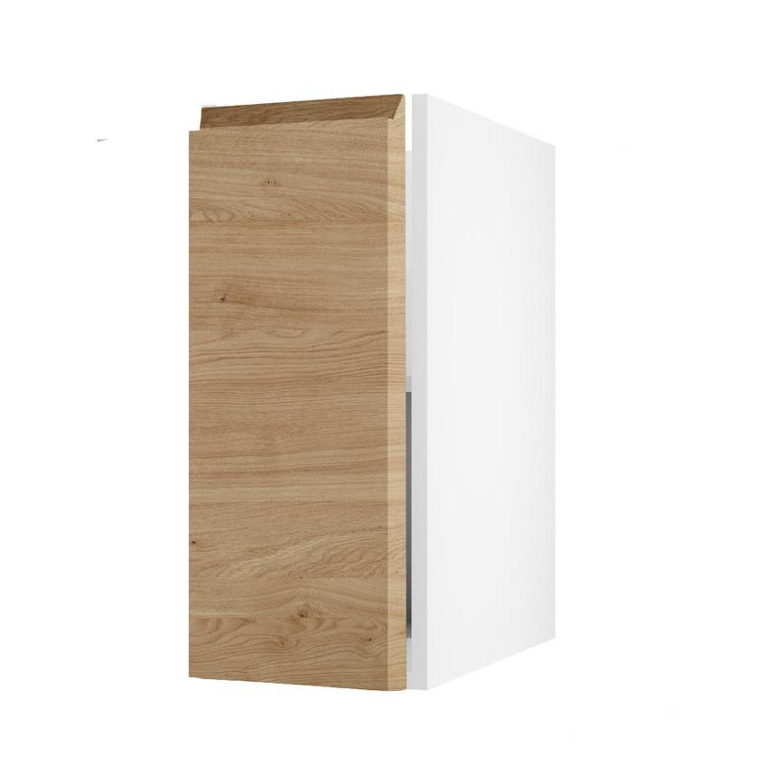 Clerkenwell Matt Natural Oak 720mm x 300mm Full Height Kitchen Door Angled Open
