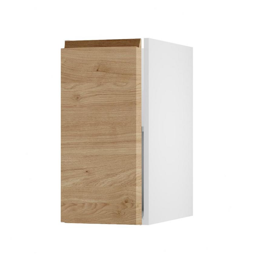 Clerkenwell Matt Natural Oak 720mm x 350mm Full Height Kitchen Door Angled Open