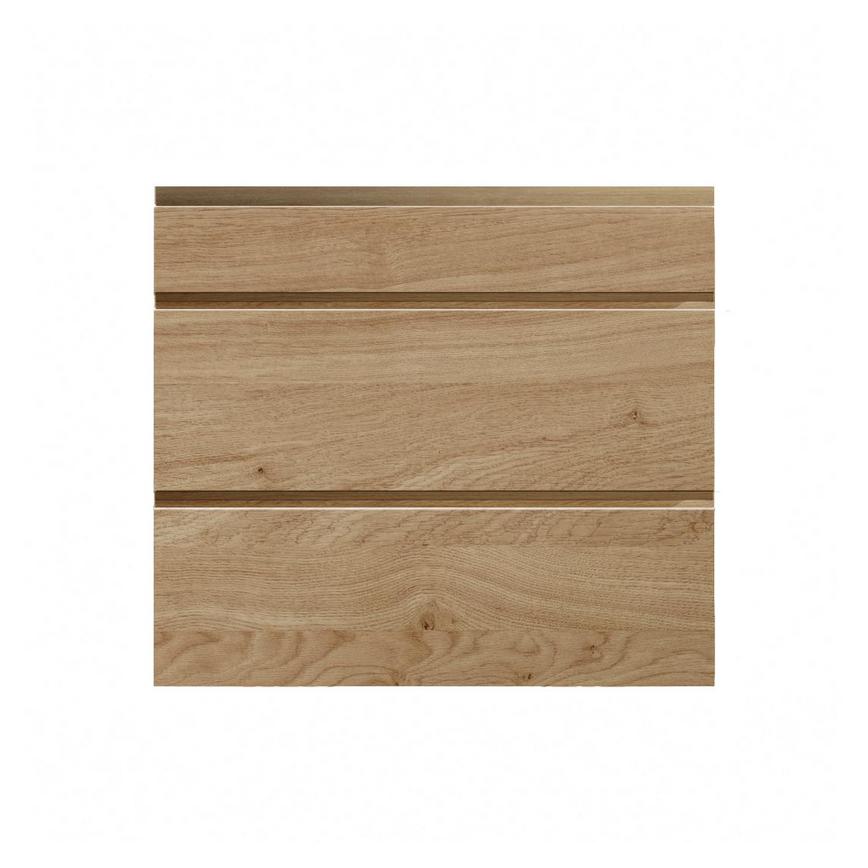 Clerkenwell Matt Natural Oak 275mm x 800mm Pan Kitchen Drawer Unit Viewed From The Front