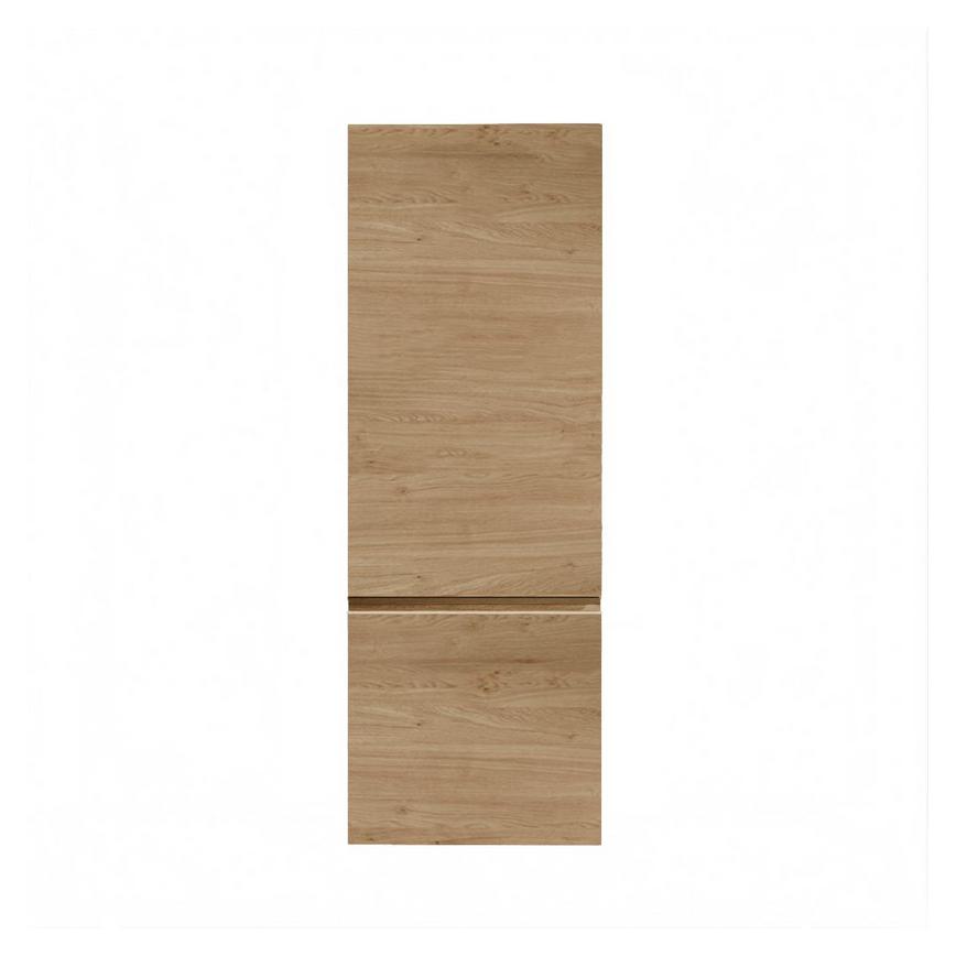 Clerkenwell Matt Natural Oak 1400mm x 750mm Tall Appliance Tower Kitchen Door Unit Viewed From The Front