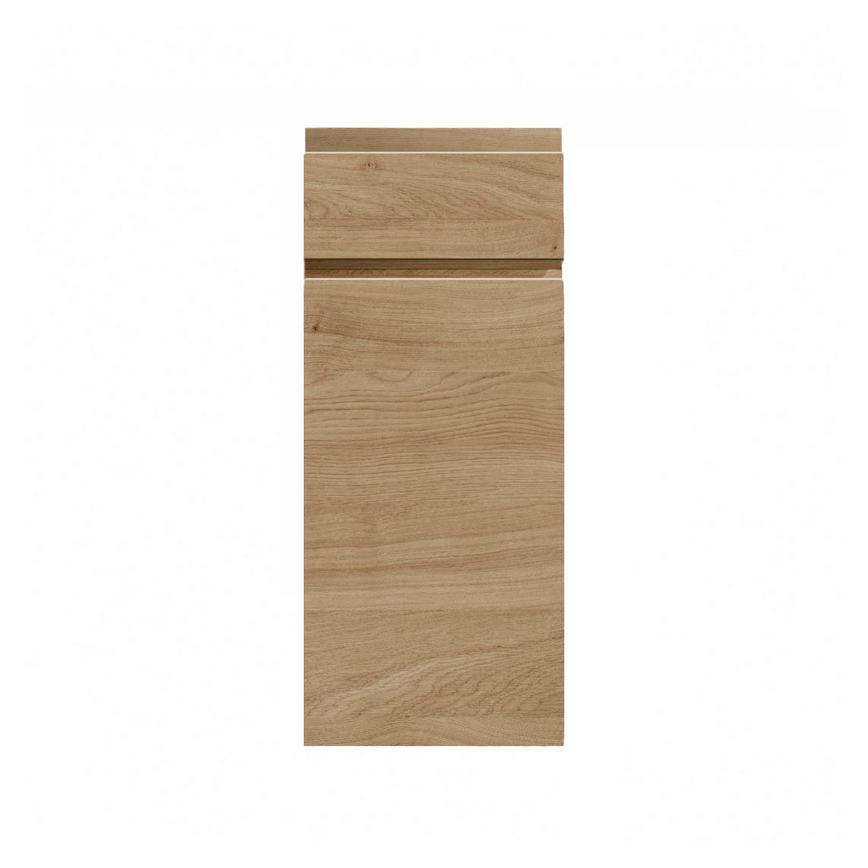Clerkenwell Matt Natural Oak 557mm x 300mm Full Height Drawerline Kitchen Door Unit Viewed From The Front