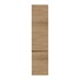 Clerkenwell Matt Natural Oak 1400mm x 500mm Tall Larder Kitchen Door Unit Viewed From The Front