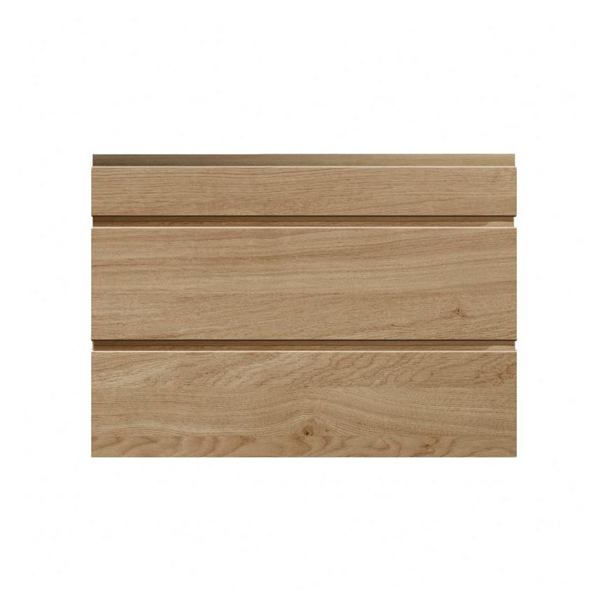 Clerkenwell Matt Natural Oak 275mm x 1000mm Appliance Tower Kitchen Drawer Unit Viewed From The Front