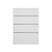 Greenwich Gloss White 500 Deep Drawer Door