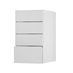 Greenwich Gloss White 400 Deep Drawer Door Open
