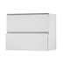 Greenwich Gloss White 900 Pan Drawer Door Open 342mm