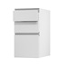 Greenwich Gloss White 400 Pan Drawer Door Open 170mm