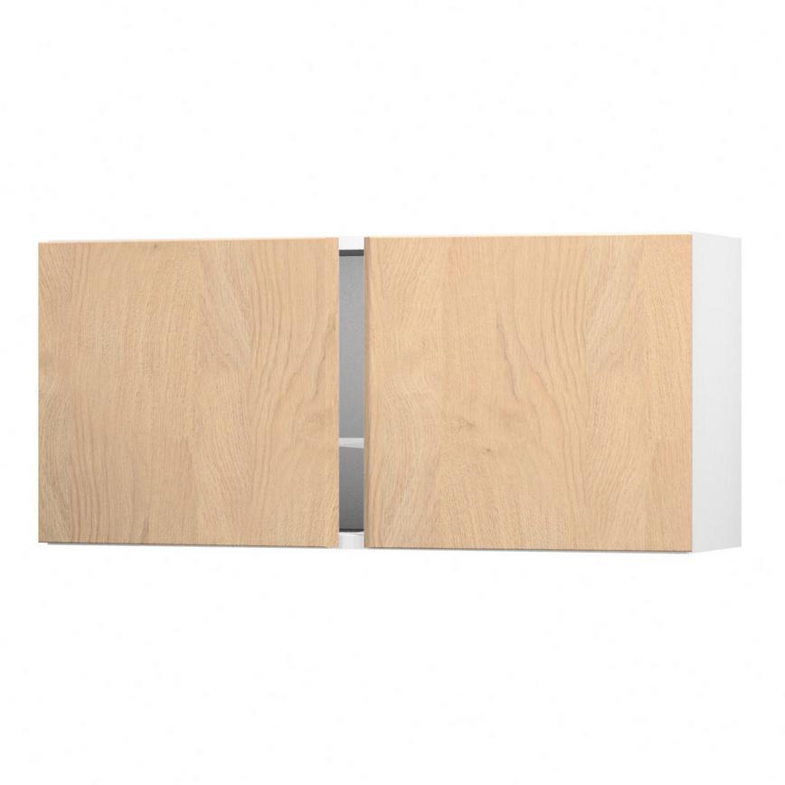 Greenwich Natural Oak 500 Tall Bridge Unit Door Open