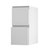 Greenwich Gloss Dove Grey 350 Pan Drawer Door Open 342mm