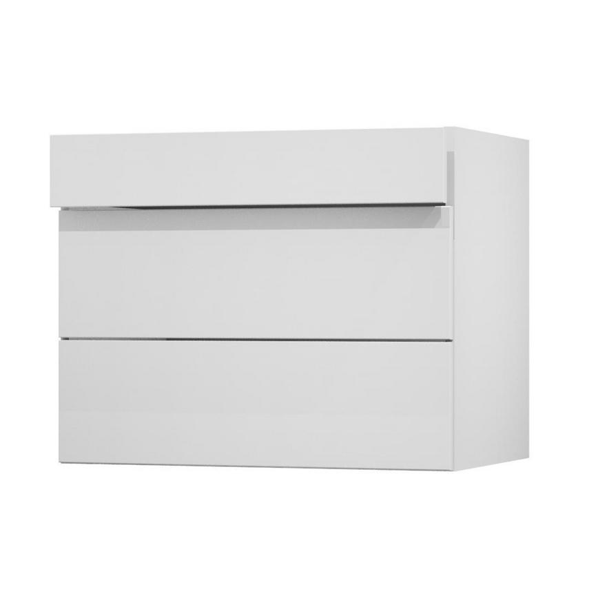 Greenwich White Smooth 900 Drawer Door Open