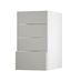 Greenwich Gloss Sandstone 400 Deep Drawer Door Open