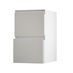 Greenwich Gloss Sandstone 450 Pan Drawer Door Open 342mm