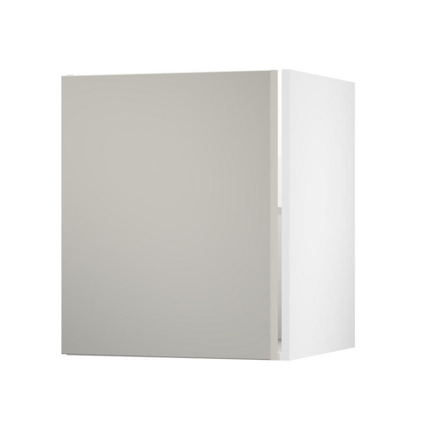 Greenwich Gloss Sandstone 600 Full Height Door Open