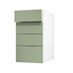Greenwich Reed Green 400 Drawer Door Open