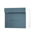 Greenwich Marine Blue 800mm x 160mm Drawer Front Shown Open at an Angle as Part of a Drawer Unit