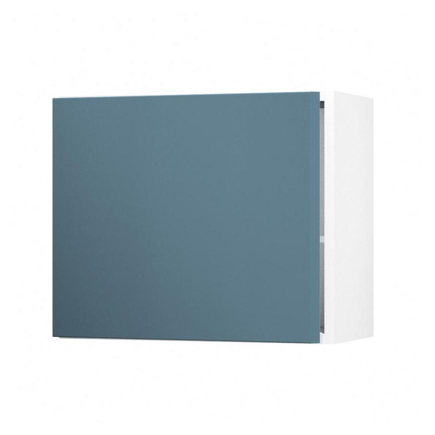 Greenwich Marine Blue 600mm x 506mm Tall Microwave Top Box Door Shown Open at an Angle