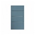 Greenwich Marine Blue 400mm x 227mm Drawer Front Shown Closed as Part of a Full Drawer Unit