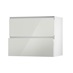 Greenwich Gloss Porcelain 342mm x 900mm Pan Kitchen Drawer Angle Open
