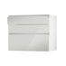 Greenwich Gloss Porcelain 170mm x 800mm Kitchen Drawer Angle Open