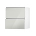 Greenwich Gloss Porcelain 342mm x 700mm Pan Kitchen Drawer Angle Open
