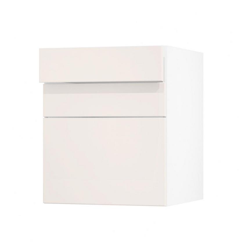 Greenwich Matt Porcelain 600 Drawer Front CAD Angled Open Unit
