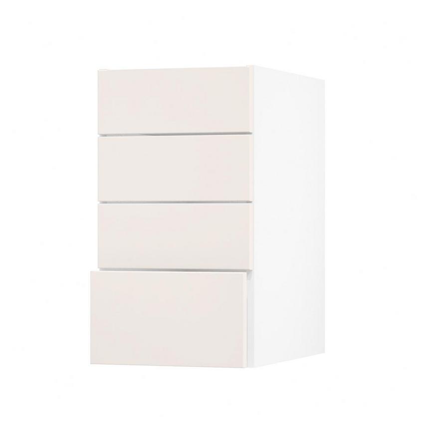 Greenwich Matt Porcelain 400 Deep Drawer Front CAD Angled Open Unit