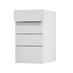 Hockley Mirror Gloss White 400 Drawer Door Open