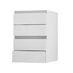 Hockley Mirror Gloss White 500 Deep Drawer Door Open