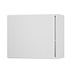 Hockley Mirror Gloss White 600 Tall Integrated Microwave Topbox Door Open