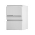 Hockley Mirror Gloss Dove Grey 500 Pan Drawer Door Open 170mm