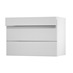 Hockley Mirror Gloss Dove Grey 1000 Pan Drawer Door Open 170mm