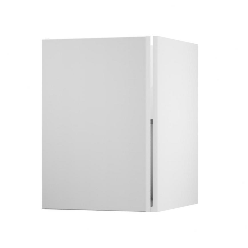 Hockley Super Matt Dove Grey 500 Full Height Door Open