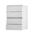 Hockley Super Matt Dove Grey 500 Deep Drawer Door Open