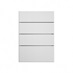 Hockley Super Matt Dove Grey 500 Deep Drawer Door