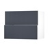 Hockley Super Matt Navy 900 Pan Drawer Door Open 342mm
