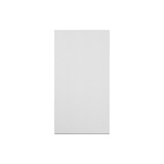 Hockley Super Matt White 750mm x 1400mm Tall Larder Door Shown from the Front as a Single Door