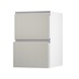 Hockley Mirror Gloss Sandstone 500 Pan Drawer Door Open 342mm