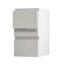 Hockley Mirror Gloss Sandstone 400 Pan Drawer Door Open 170mm