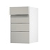 Hockley Mirror Gloss Sandstone 400 Drawer Door Open