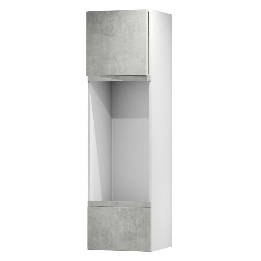 Hockley Concrete 600 Tall (570) Appliance Tower Door Open