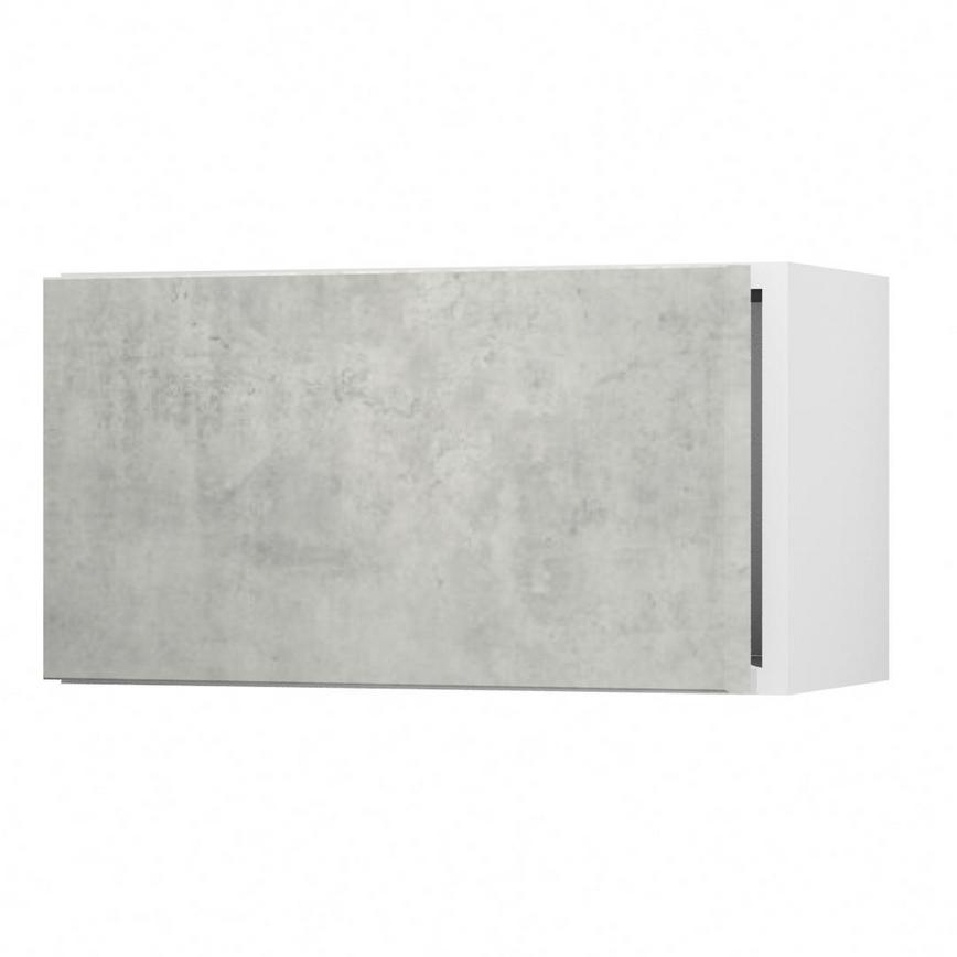 Hockley Concrete 600 Integrated Microwave Topbox Door Open