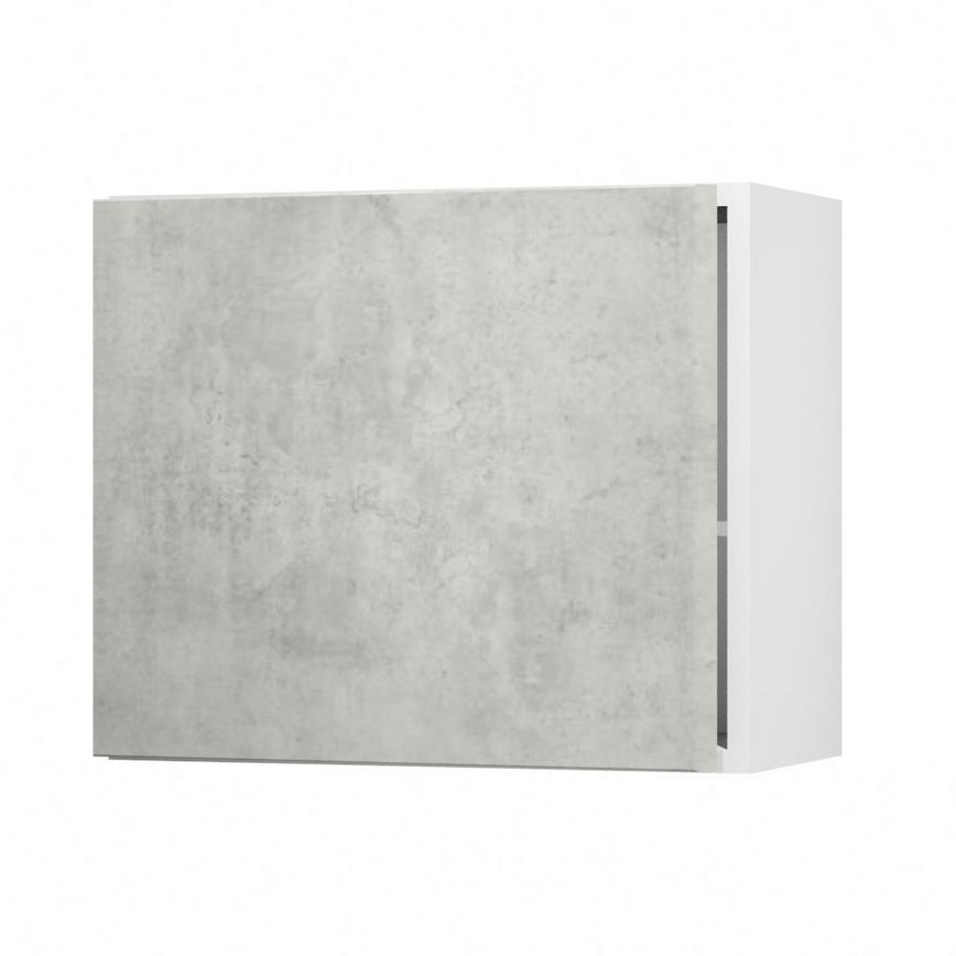 Hockley Concrete 600 Tall Integrated Microwave Topbox Dr Open