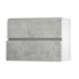 Hockley Concrete 1000 Pan Drawer (342mm) Open